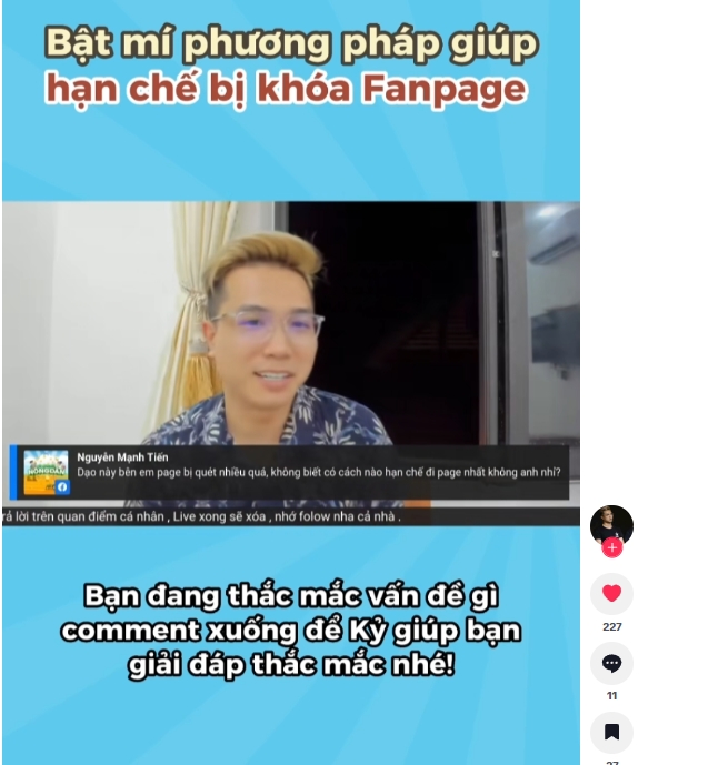 V&igrave; sao Fanpage Facebook bị 
