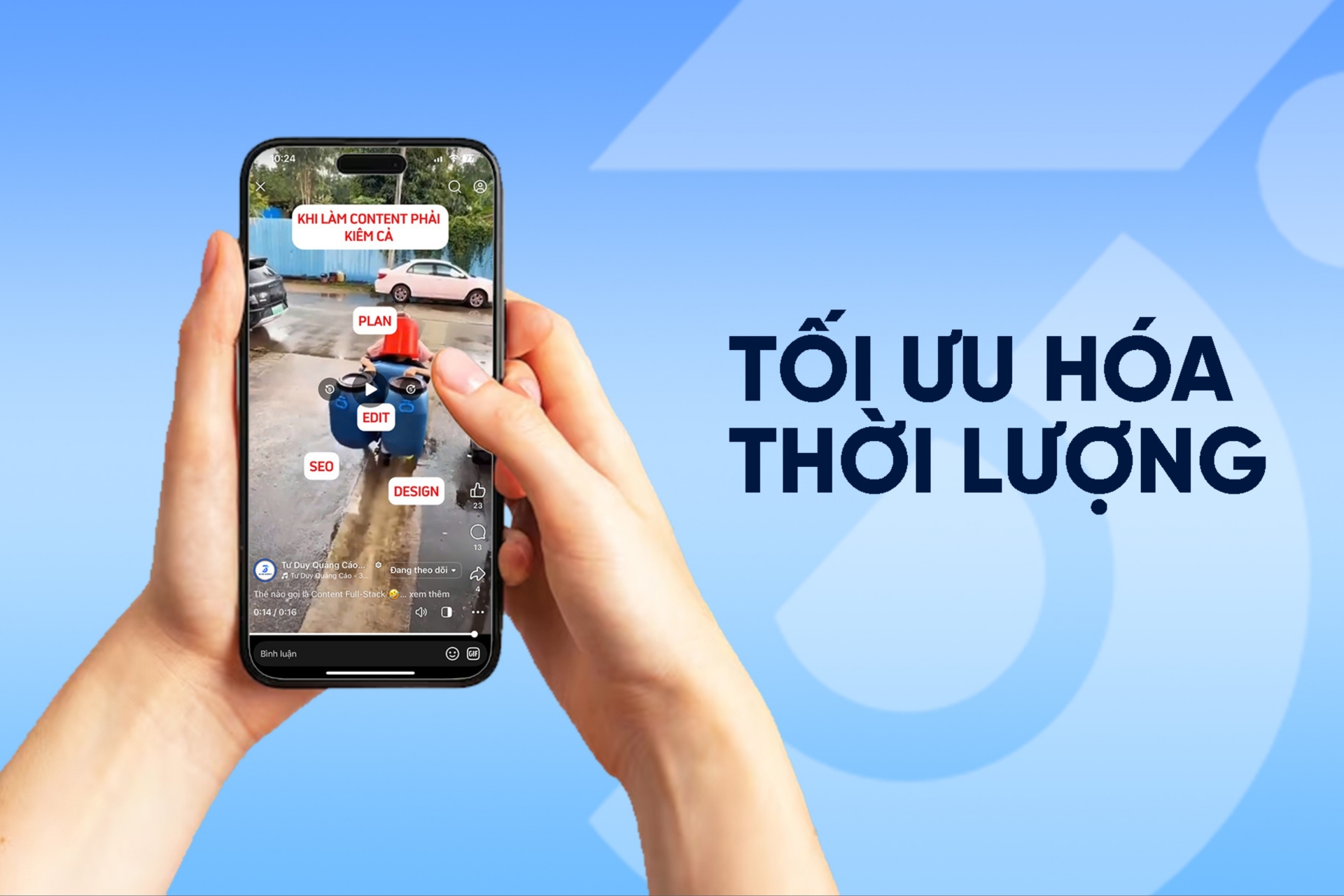 Cần tối ưu hóa thời lượng video Facebook Reels để người xem thoải mái thưởng thức trong khung giờ vàng