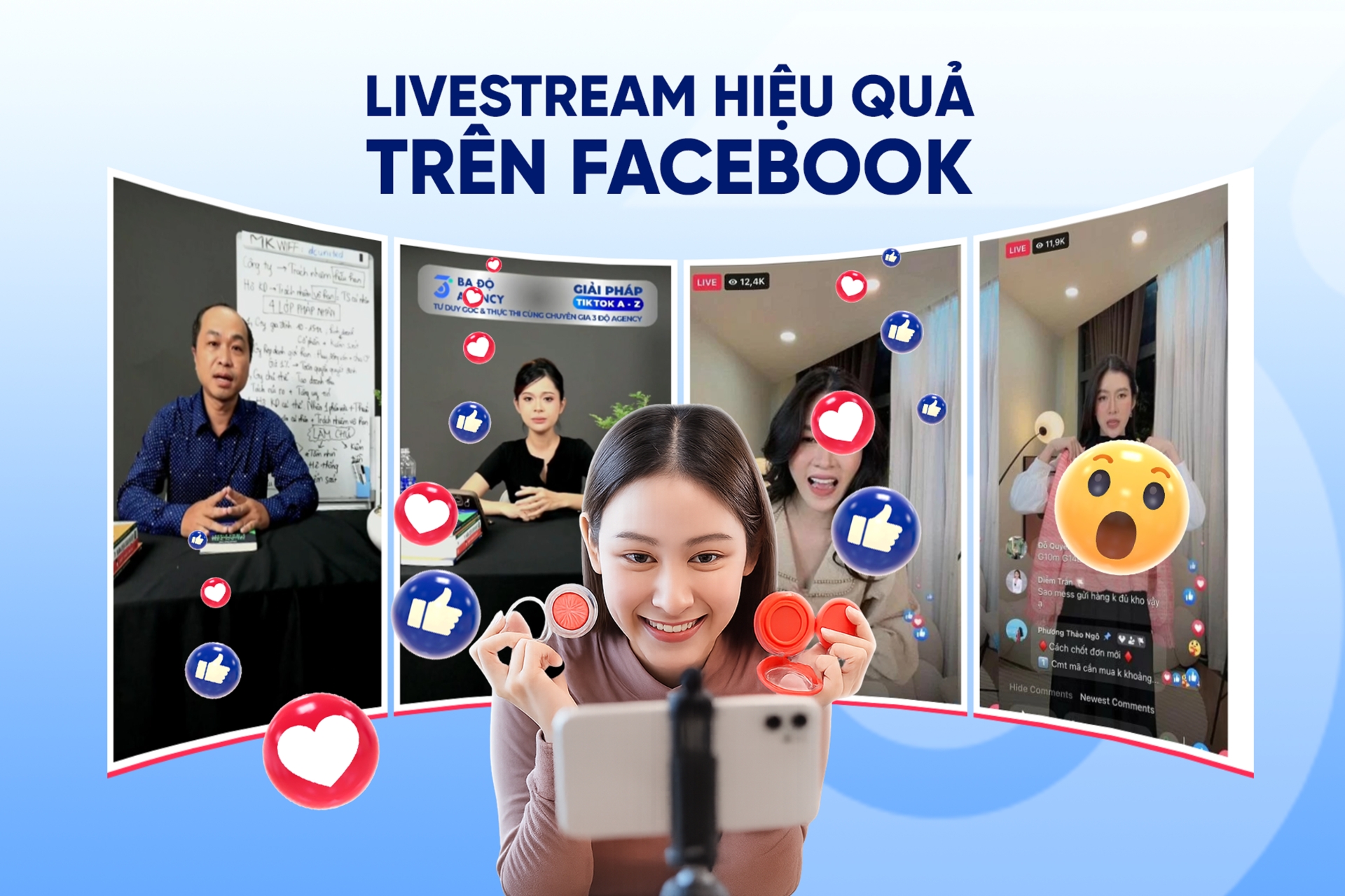 mẹo livestream hiệu quả trên Facebook