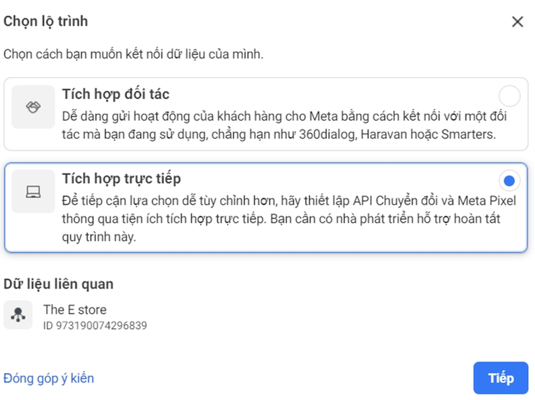 Chọn lộ trình