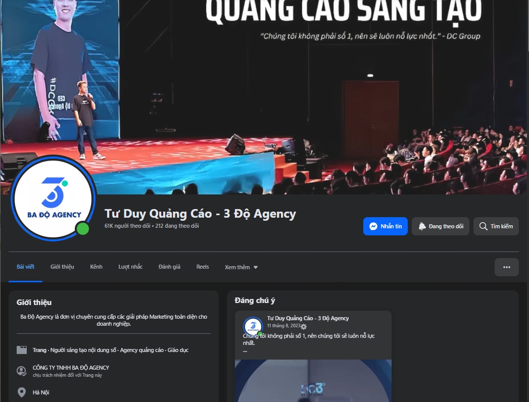 Tổng hợp chi tiết th&ocirc;ng tin từ A đến Z về 3 Độ Agency