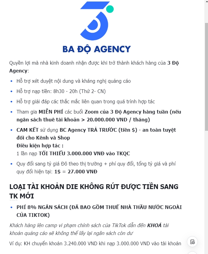 Thu&ecirc; T&agrave;i Khoản Quảng C&aacute;o TikTok Chất Lượng| Số Lượng Lớn, Ph&iacute; nền tảng thấp 