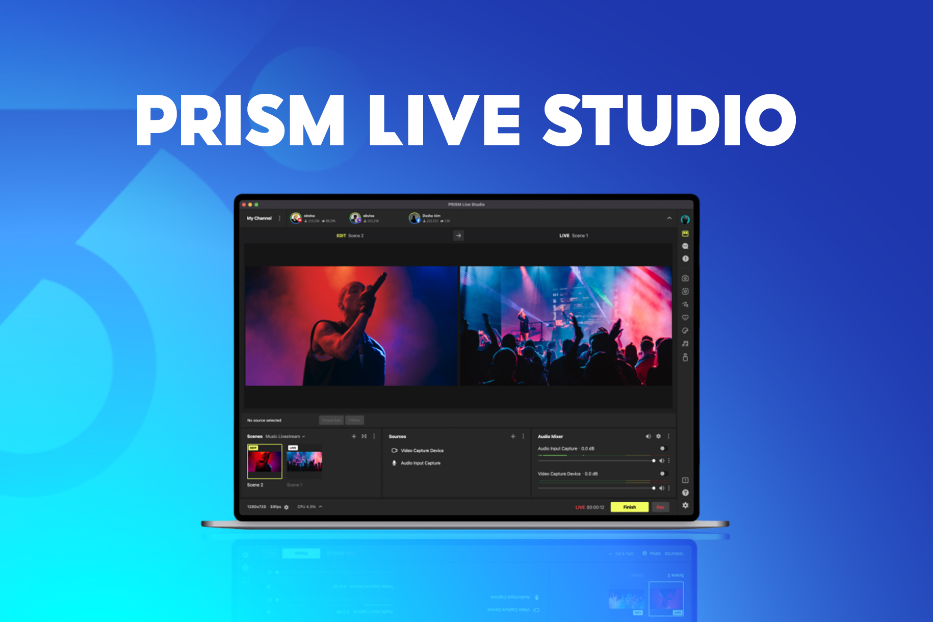 Phần mềm hỗ trợ làm đẹp khi livestream - PRISM Live Studio
