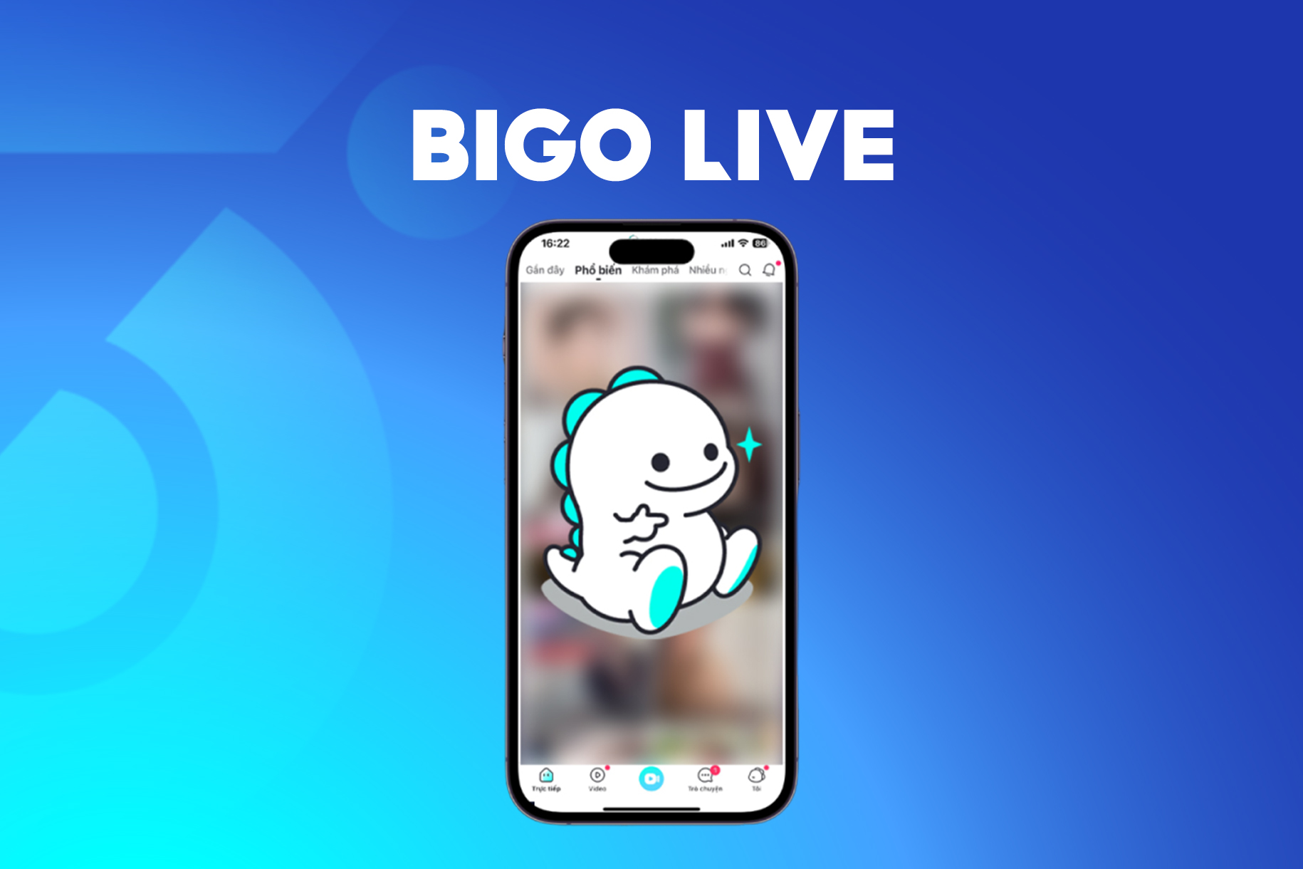 Phần mềm hỗ trợ làm đẹp khi livestream - Bigo Live