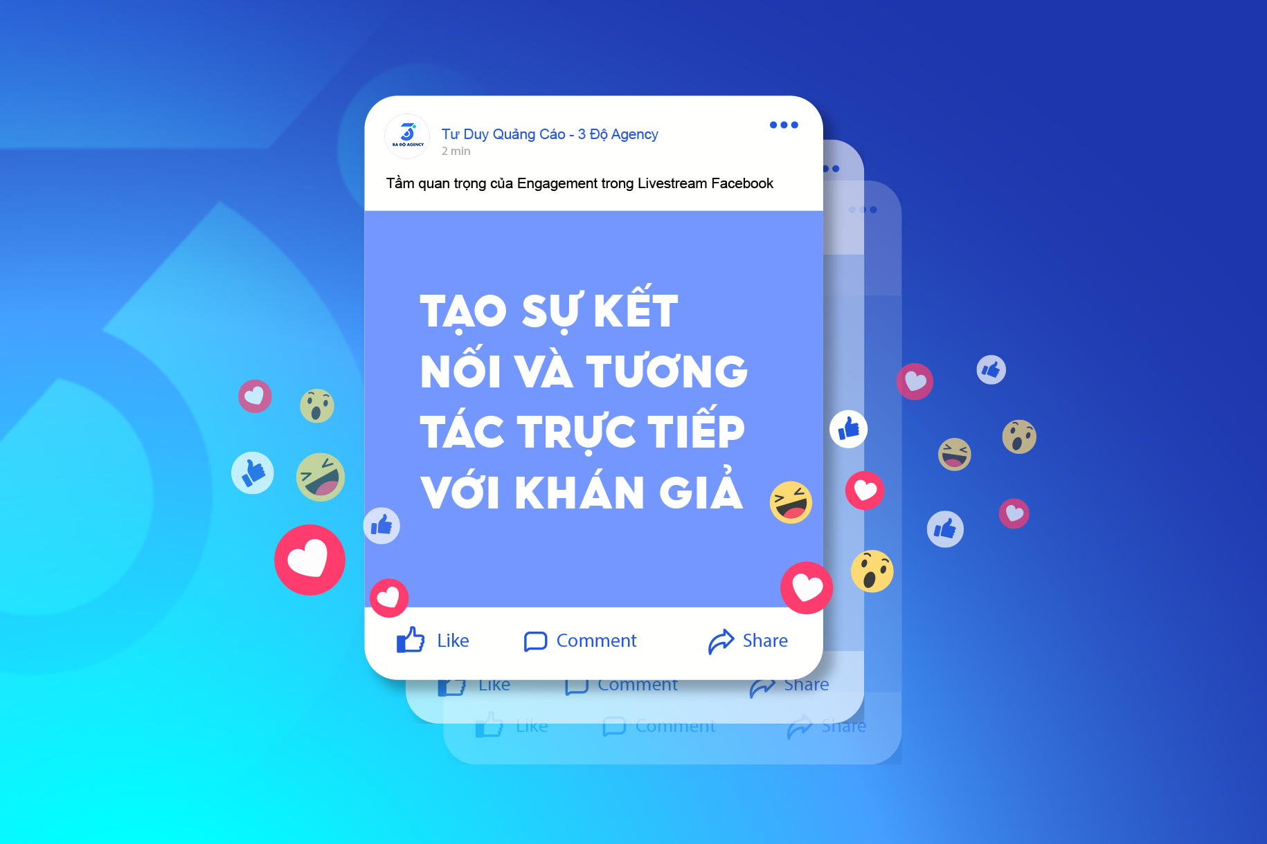 Engagement sẽ tạo sự kết nối và tương tác trực tiếp với khán giả