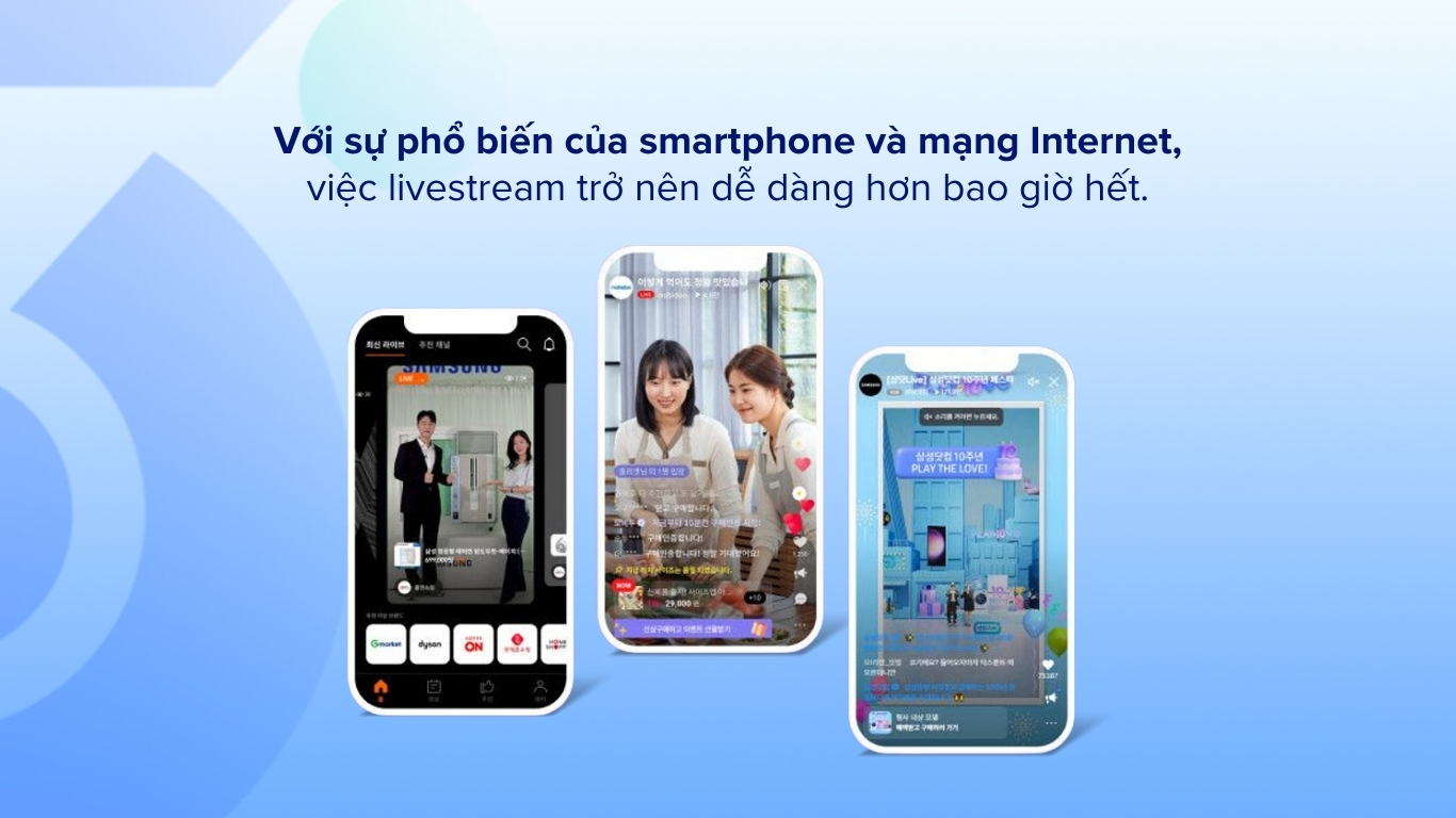 Với sự phổ biến của smartphone và mạng Internet, việc livestream trở nên dễ dàng hơn bao giờ hết.