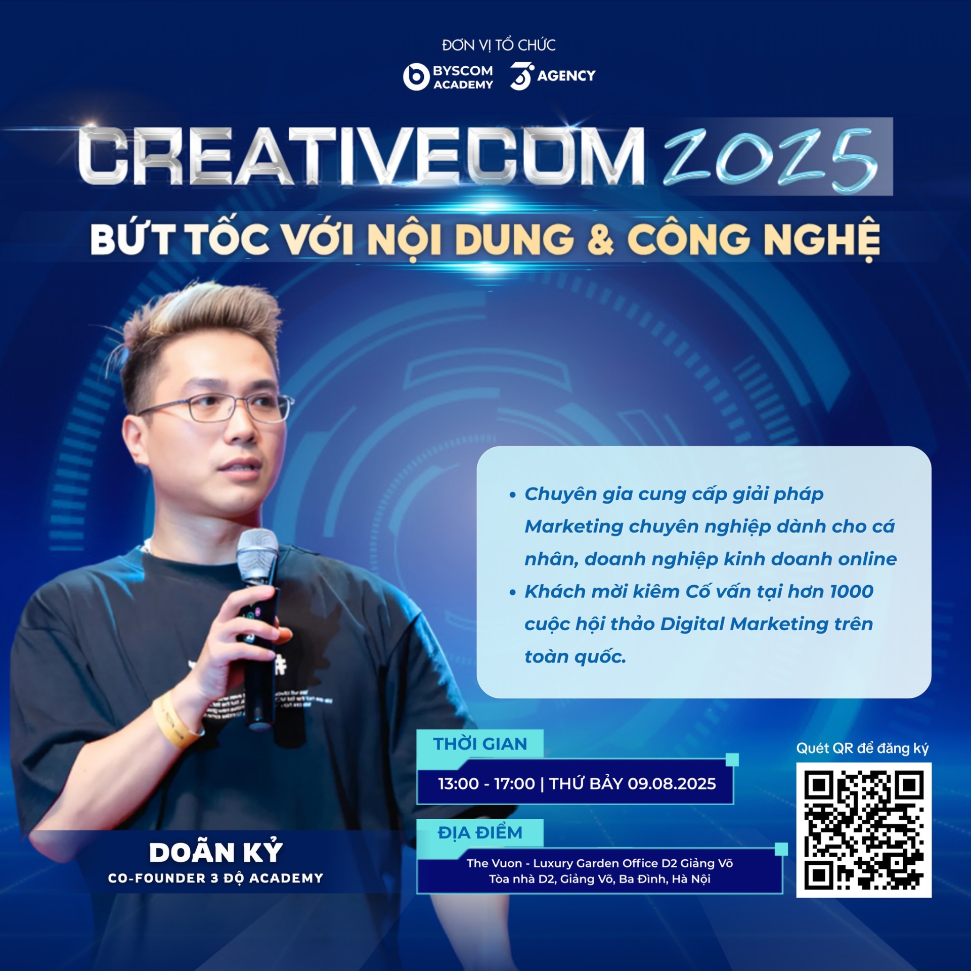 Mr. Doãn Kỷ – Co-Founder 3 Độ Agency