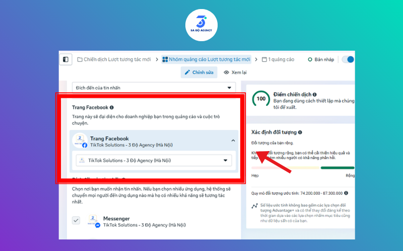 chạy quảng c&aacute;o Facebook