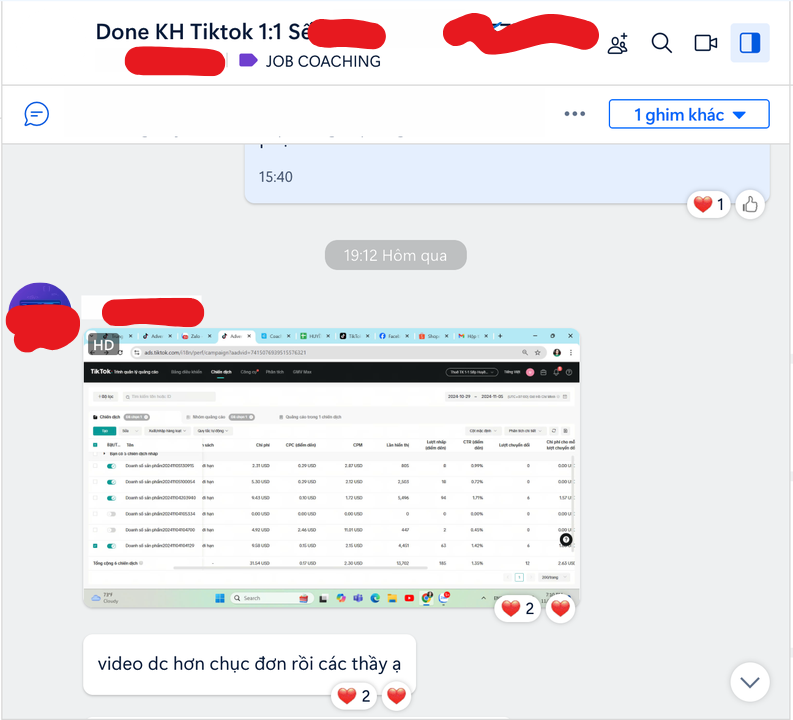 Kh&oacute;a Học TikTok Ads 1:1 Nền Tảng Ra Đơn Từ 3 Độ Agency