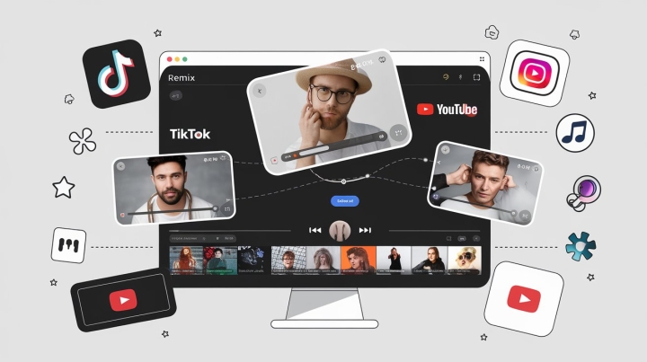 Remix Content - Giải pháp tạo video nhanh chóng không vi phạm bản quyền